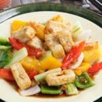 ผัดเปรี้ยวหวานมังสวิรัติ