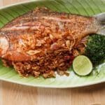 ปลาส้มทอดทรงเครื่อง